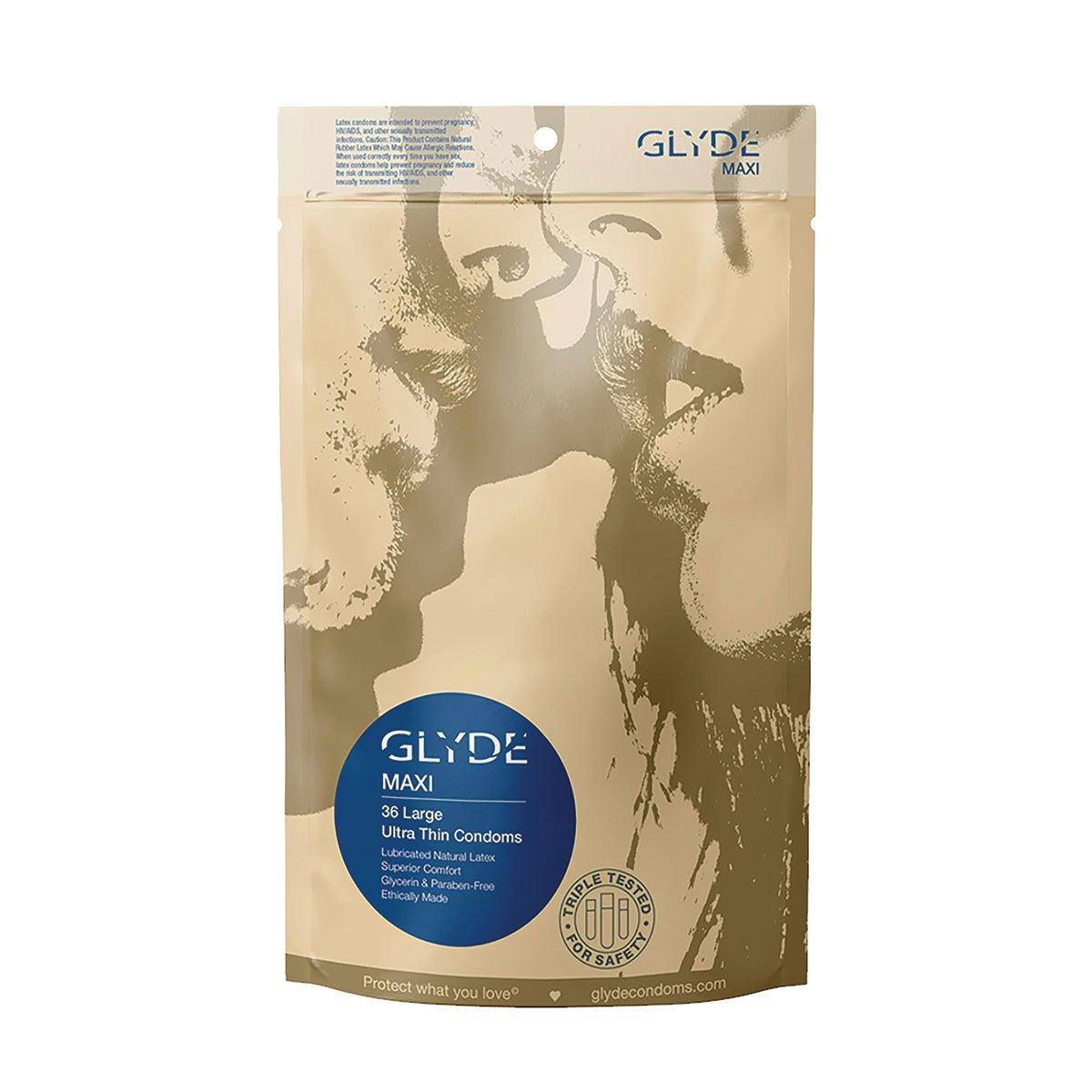 Glyde Maxi Condoms 36pk - shop enby