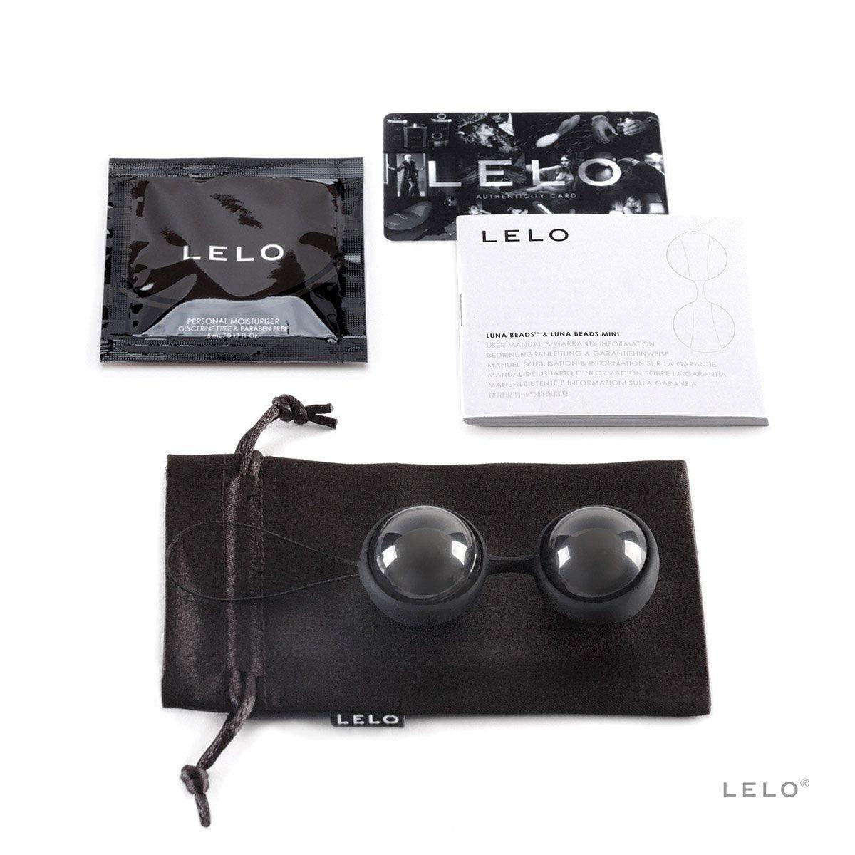 Black LELO Luna Beads Noir-Black
