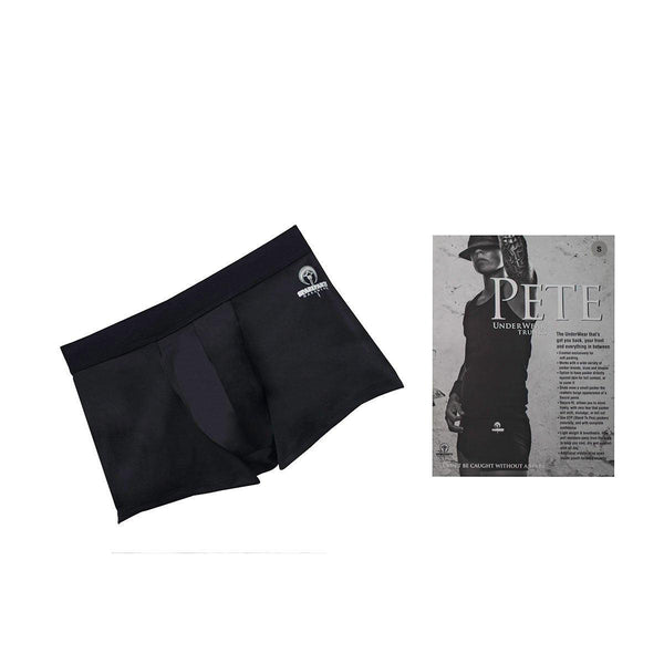 Buy SpareParts HardWear Pete Trunks FTM STP Transgender Underwear Boxer  Briefs (Large) Black Online at desertcartINDIA