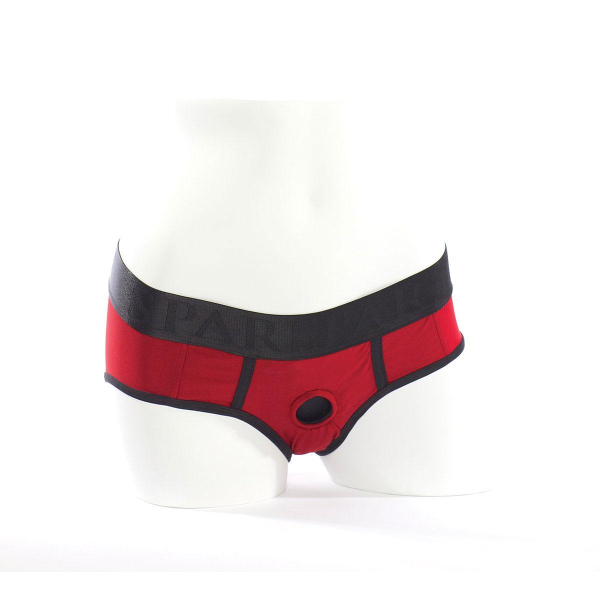 Brown SpareParts Tomboi Harness Red