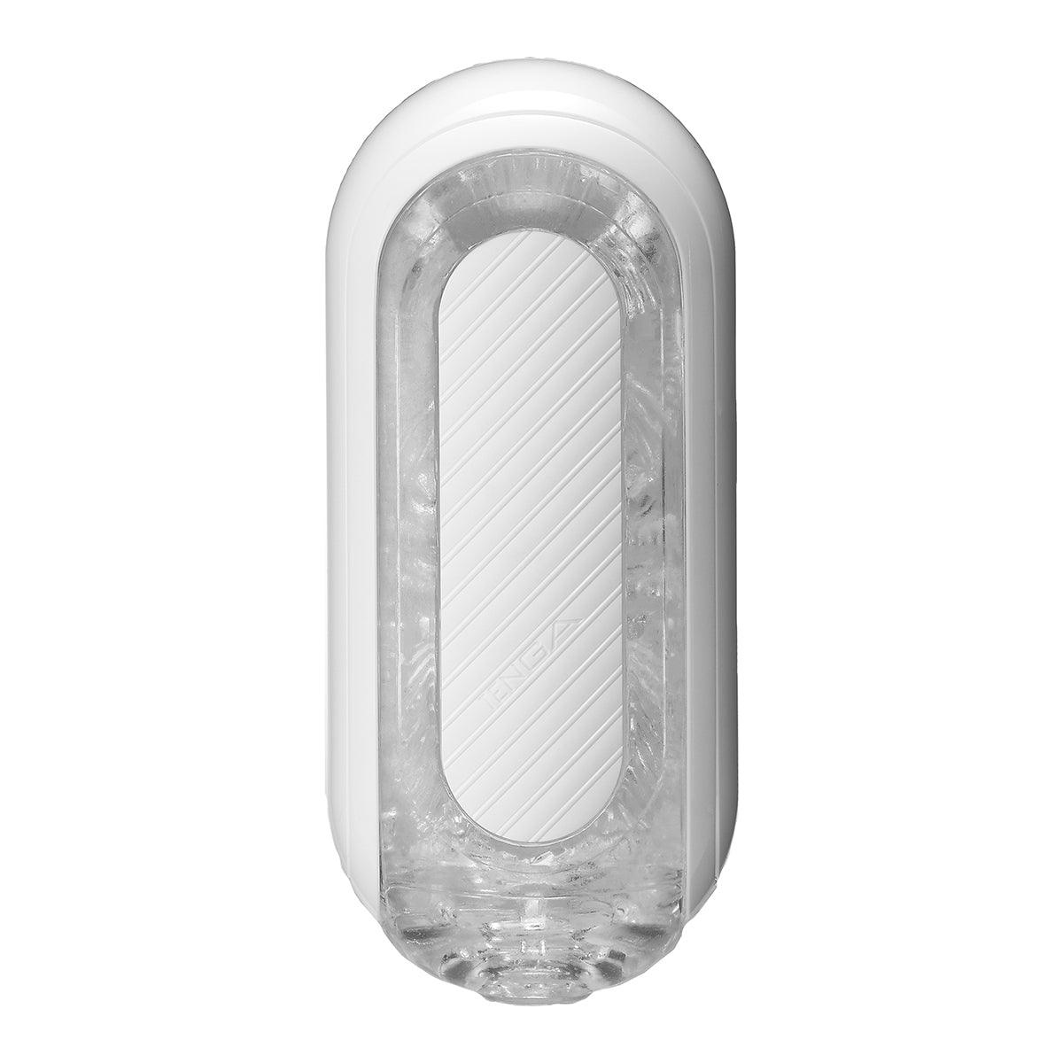 Tenga Flip Zero Gravity Reusable Masturbator - White - shop enby