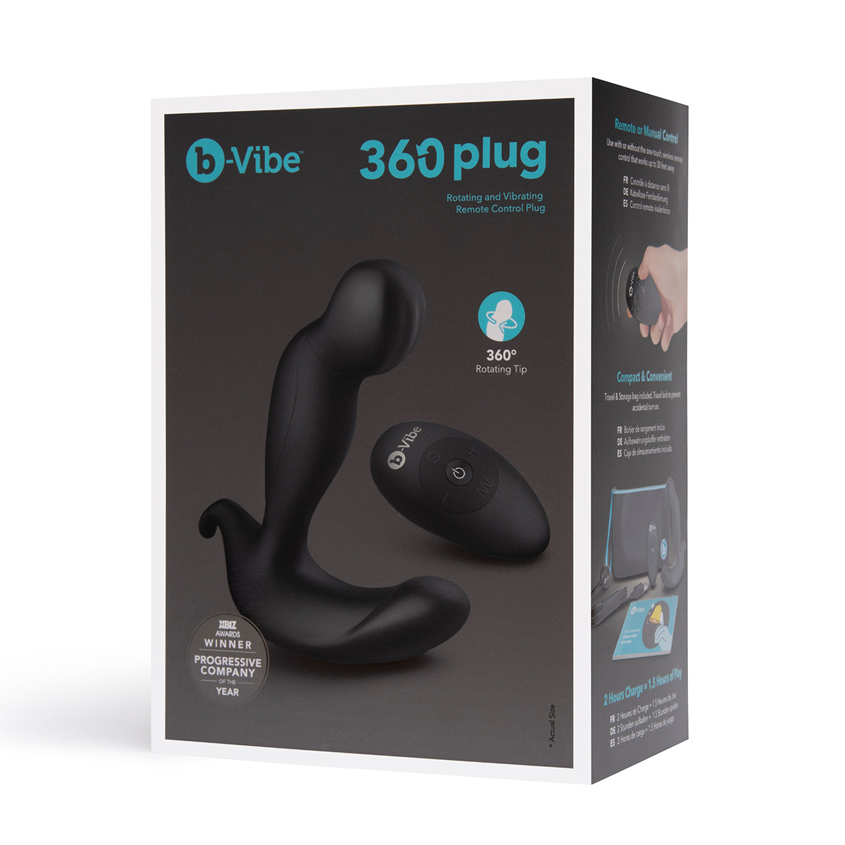 B-Vibe 360 Plug- Black