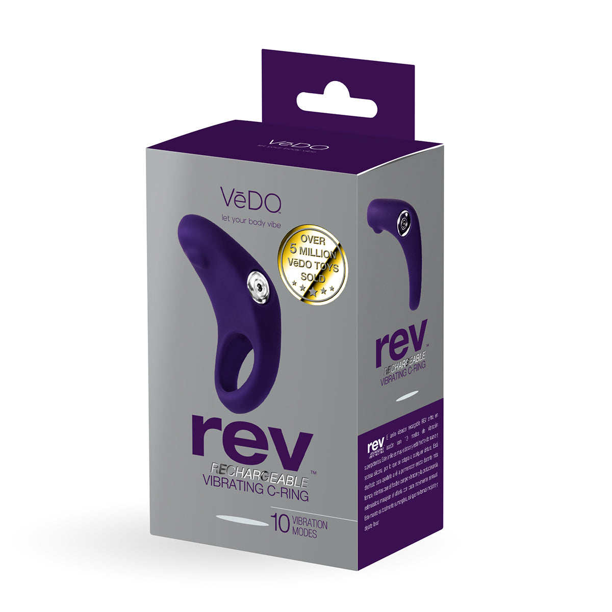 VeDO Rev Vibrating C-Ring - Purple