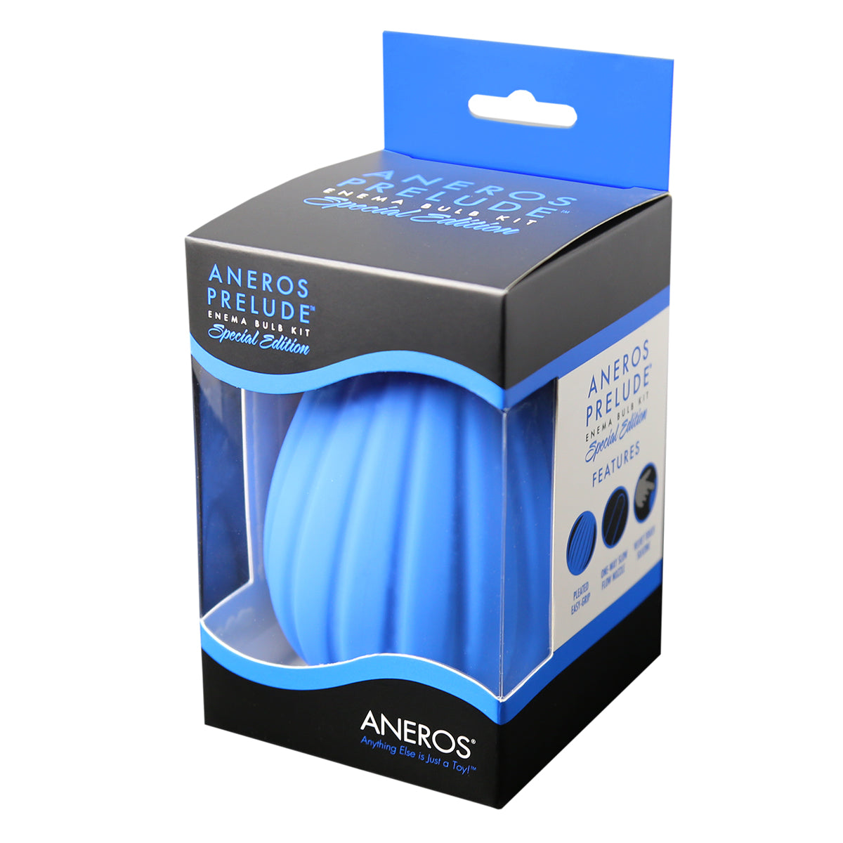 Kit de bombillas Aneros Prelude Enema - Edición especial azul