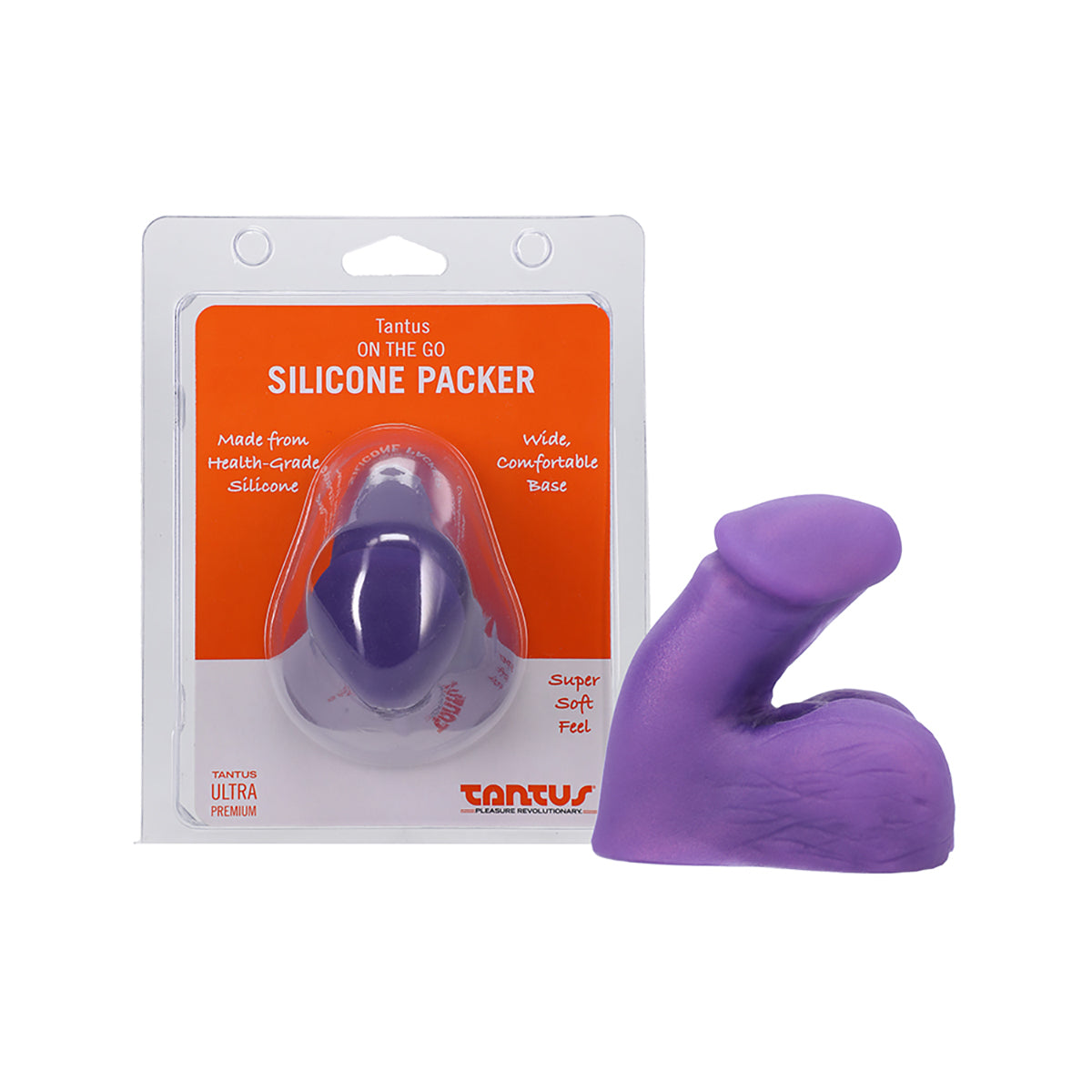 Tantus On The Go Silicone Packer Amethyst