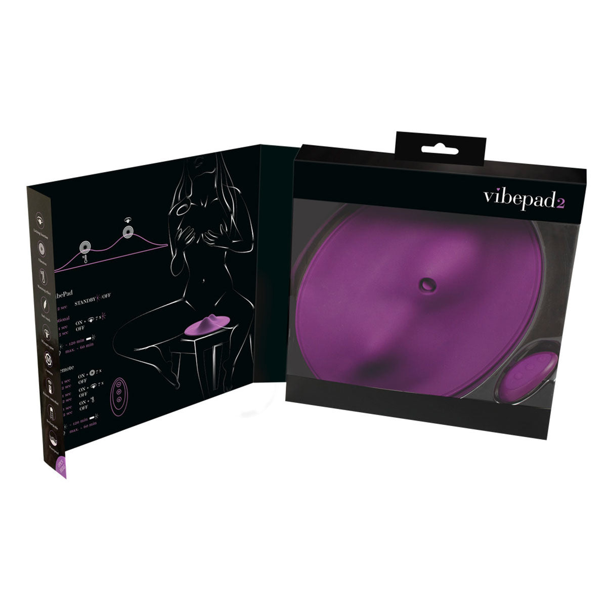 VibePad 2 con lengua, manos libres, almohadilla de pulido que se calienta y se calienta