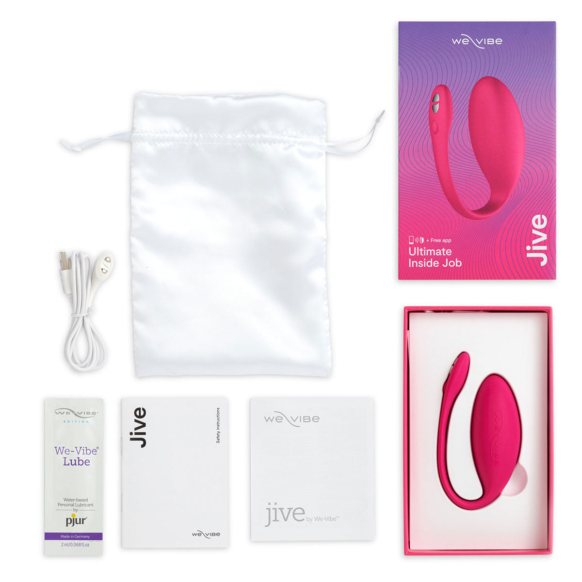 Vibrador Punto G We-Vibe Jive - Rosa