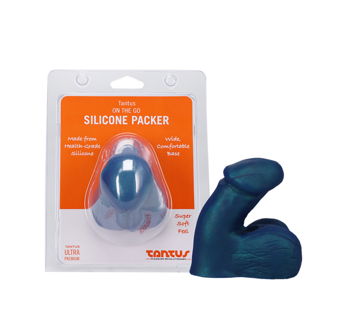 Tantus On The Go Silicone Packer Super Soft Malachite