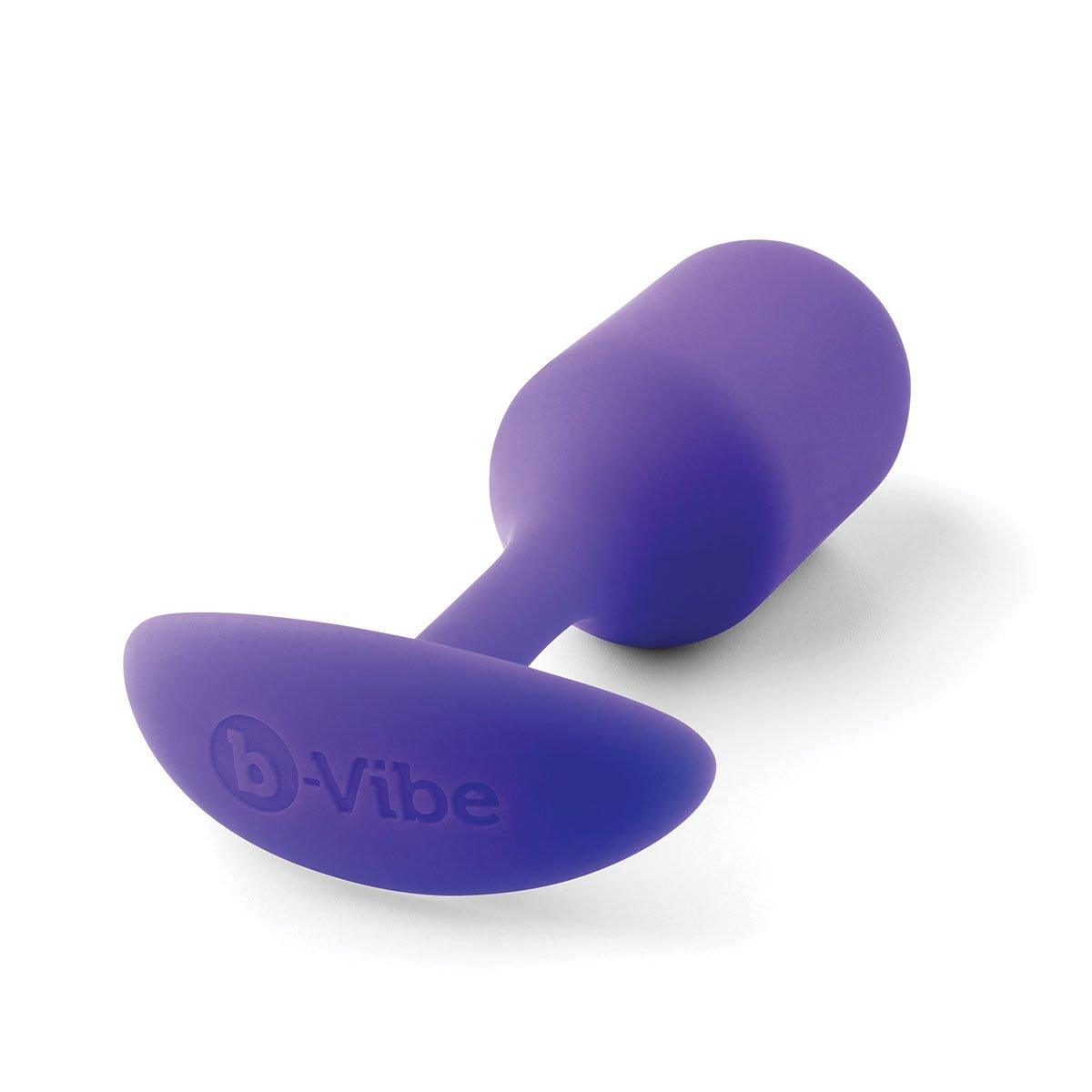 Dark Slate Blue B-Vibe Snug Plug 2 Medium - Purple