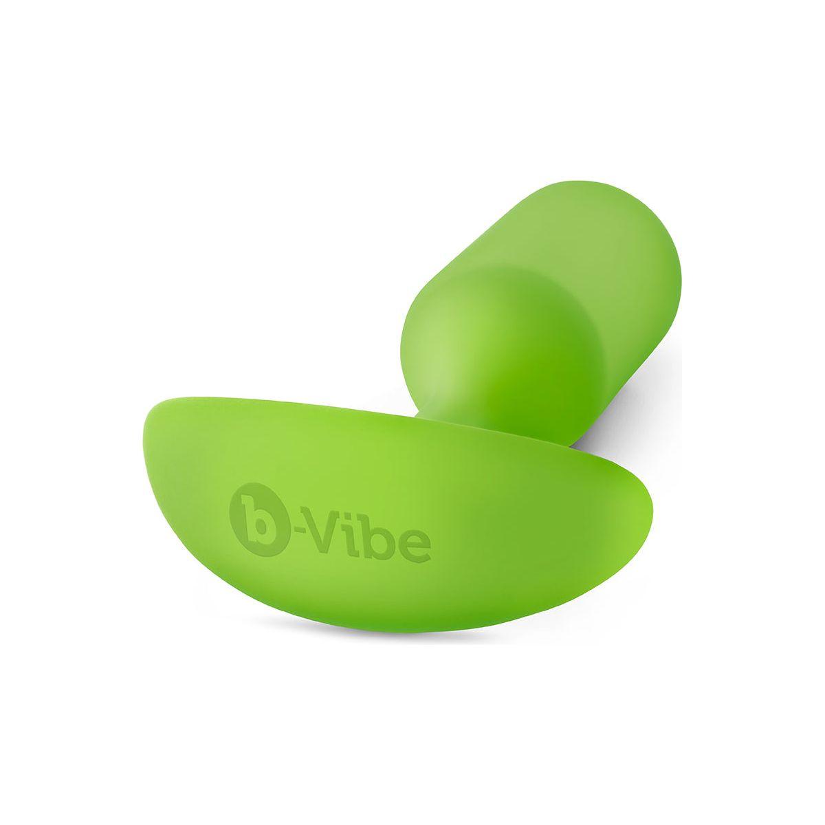 B-Vibe Snug Plug 3 (L) - Lime - shop enby