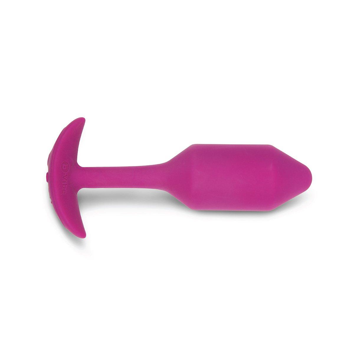 Violet Red B-Vibe Snug Plug Vibrating Medium - Rose