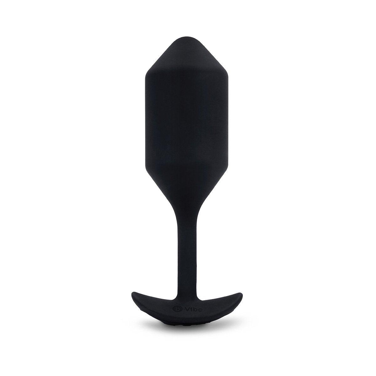 Black B-Vibe Snug Plug Vibrating XL - Black