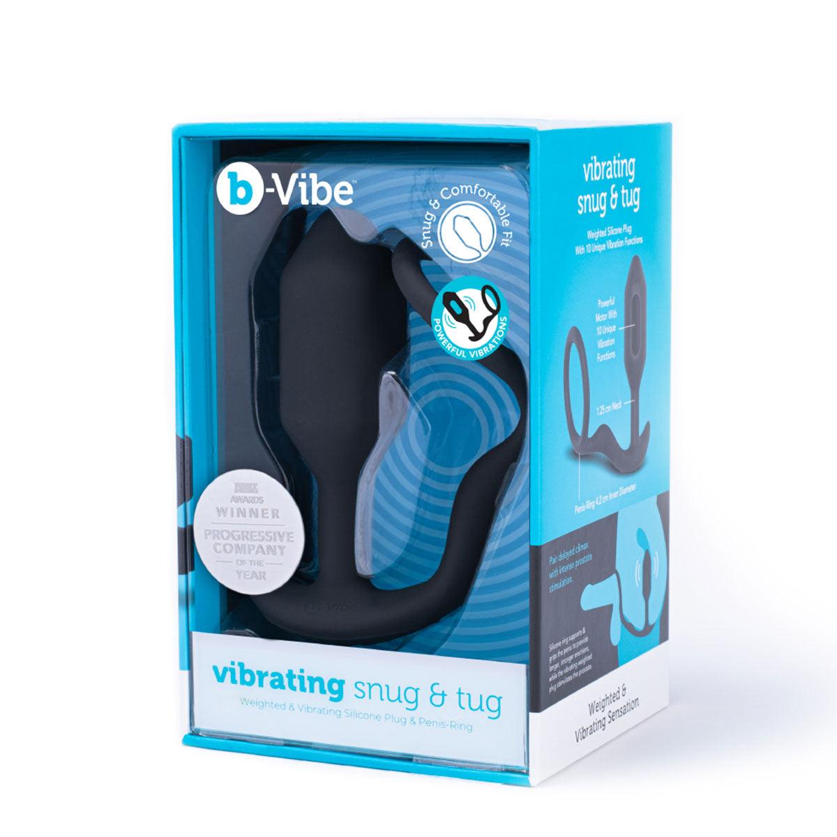 B-Vibe Vibrating Snug &amp; Tug - Medium - shop enby
