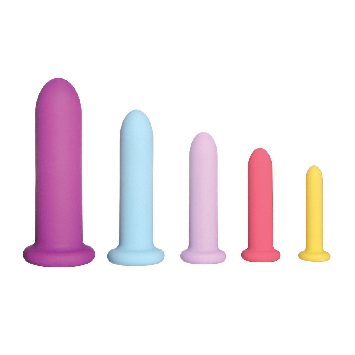 Deluxe Silicone Dilator 5 pc. Set - shop enby