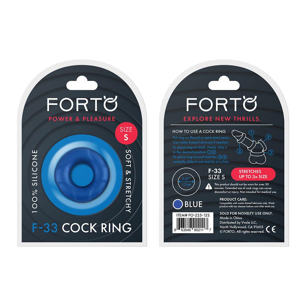 FORTO F-33 C-Ring 17mm Blue Small - shop enby