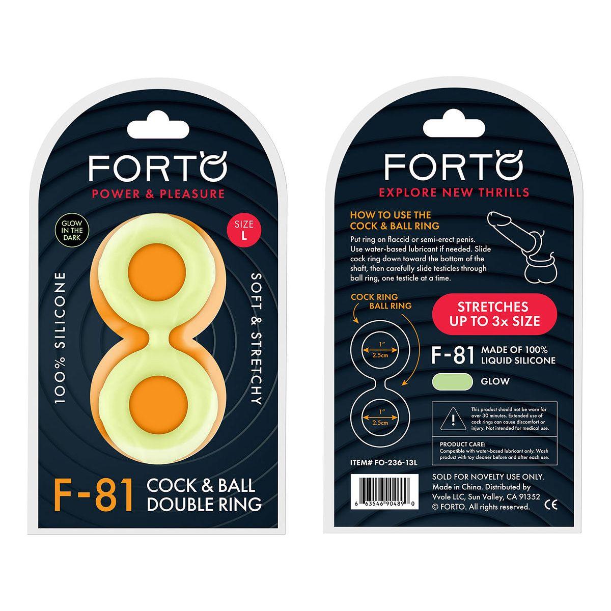FORTO F-81 51mm Double Ring - Glow - shop enby