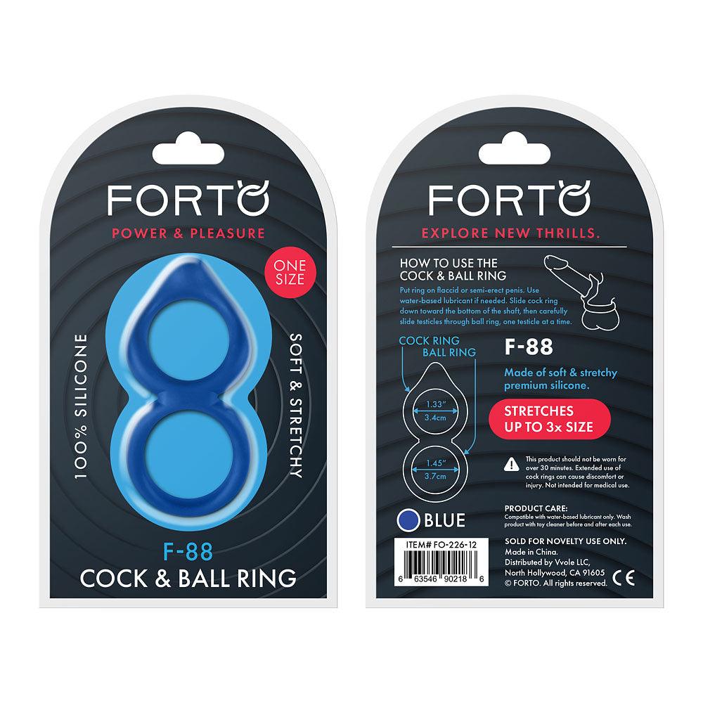 FORTO F-88 Double C-Ring Blue - shop enby
