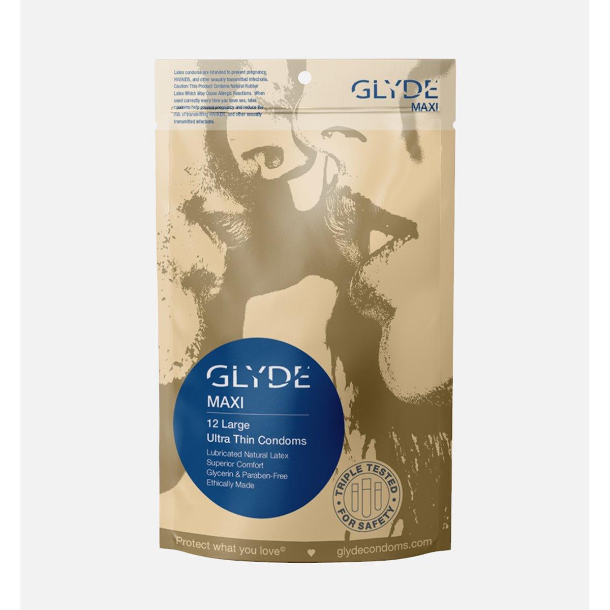 Glyde Maxi Condoms 12pk - shop enby