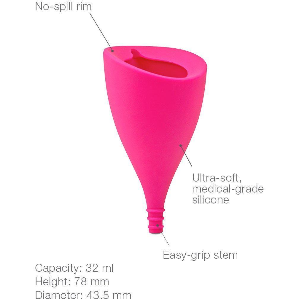 Deep Pink Intimina Lily Cup Size B