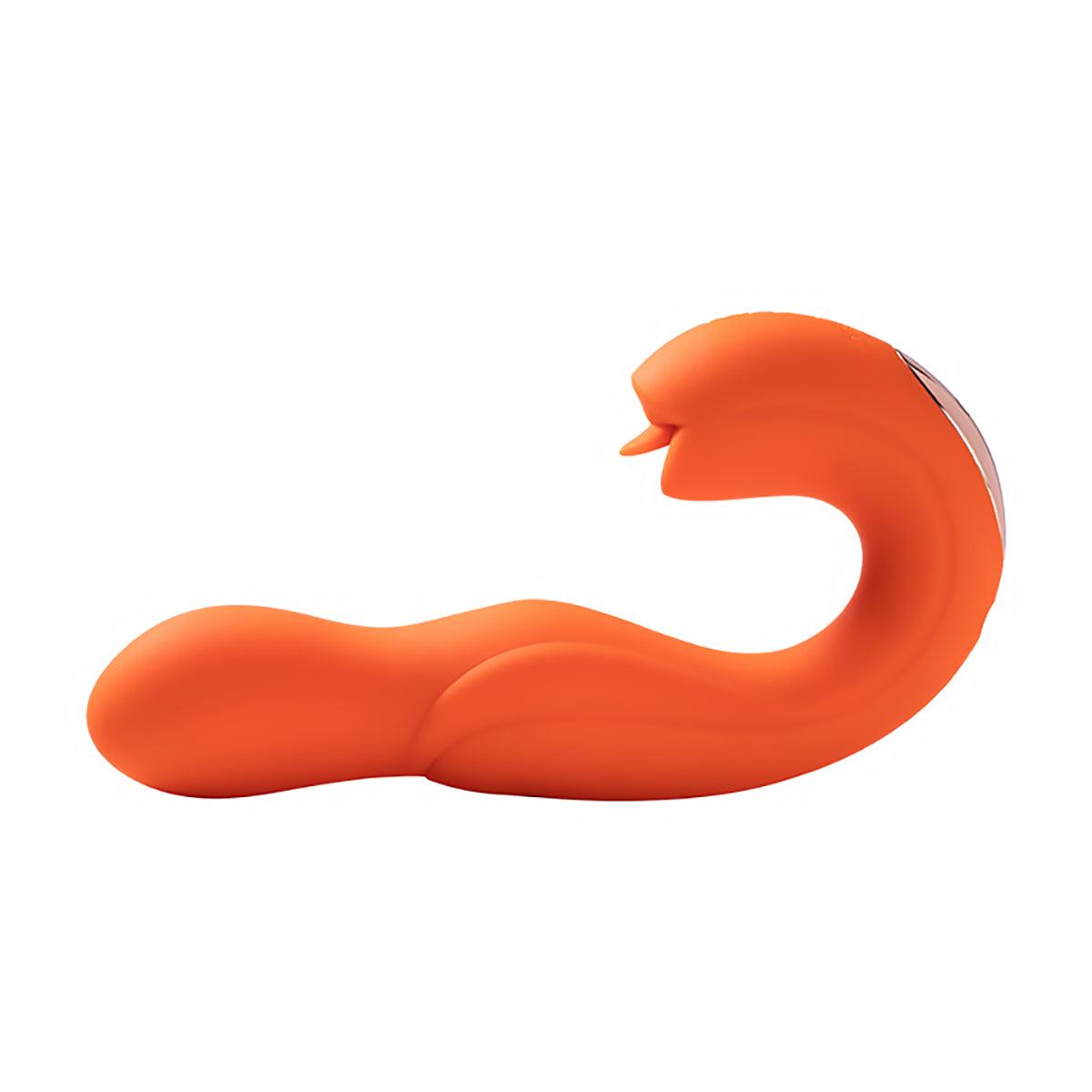 Joi Rotating Head G-Spot Vibrator - Orange - shop enby