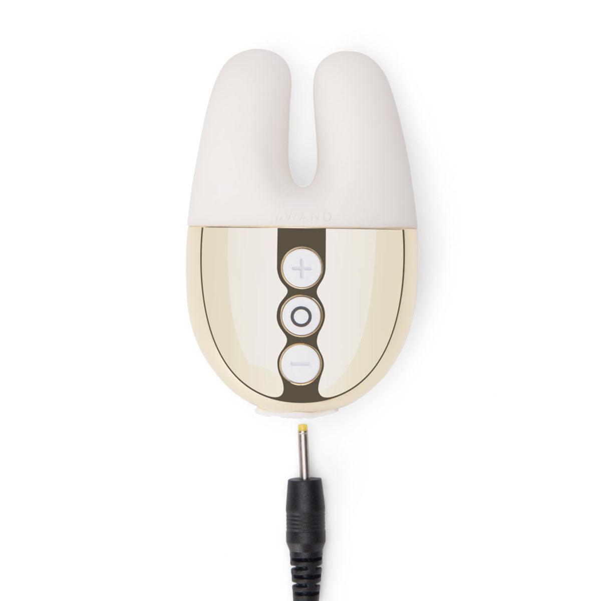 Le Wand Chrome Double Vibe - Limited Edition White-Gold - shop enby