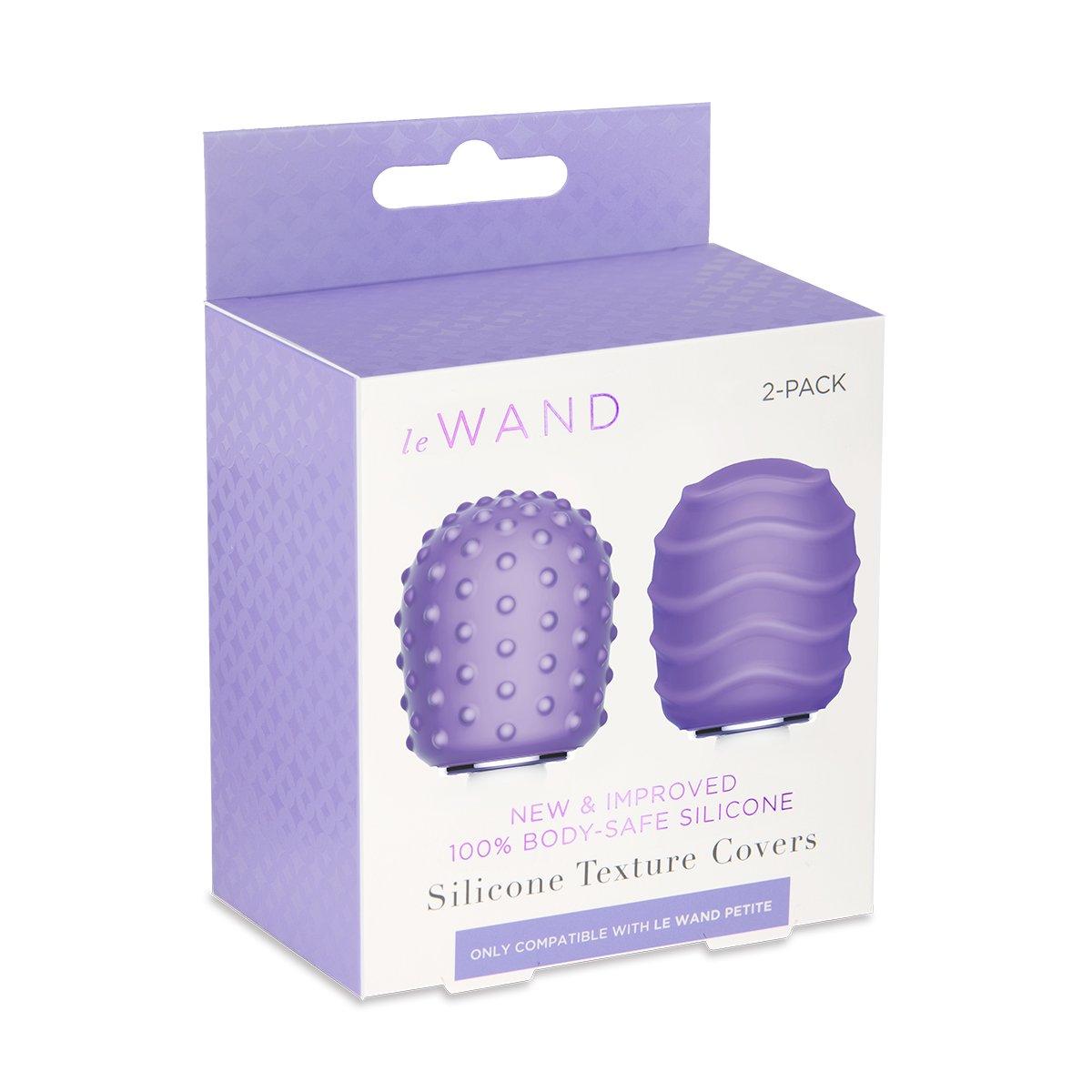 Medium Purple Le Wand Petite Silicone Covers 2-pack