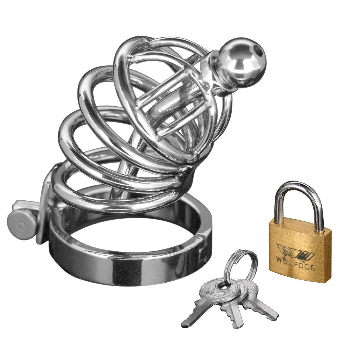 Locking Chastity Cage M-L - shop enby