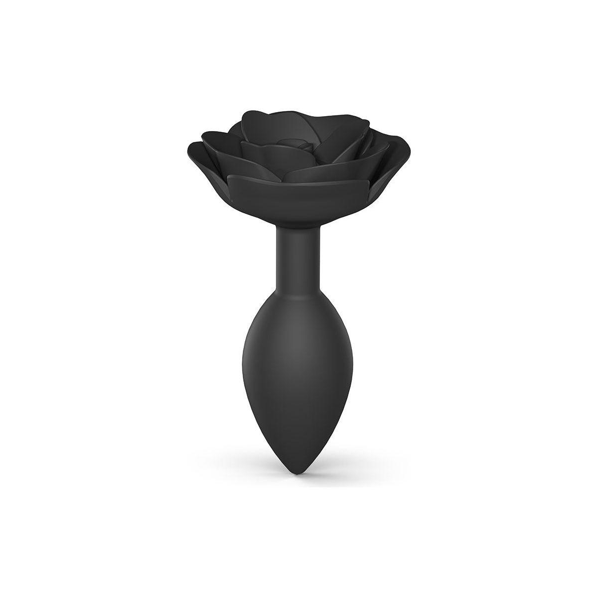 Open Roses by Love to Love Plug Large - Black Onyx - shop enby