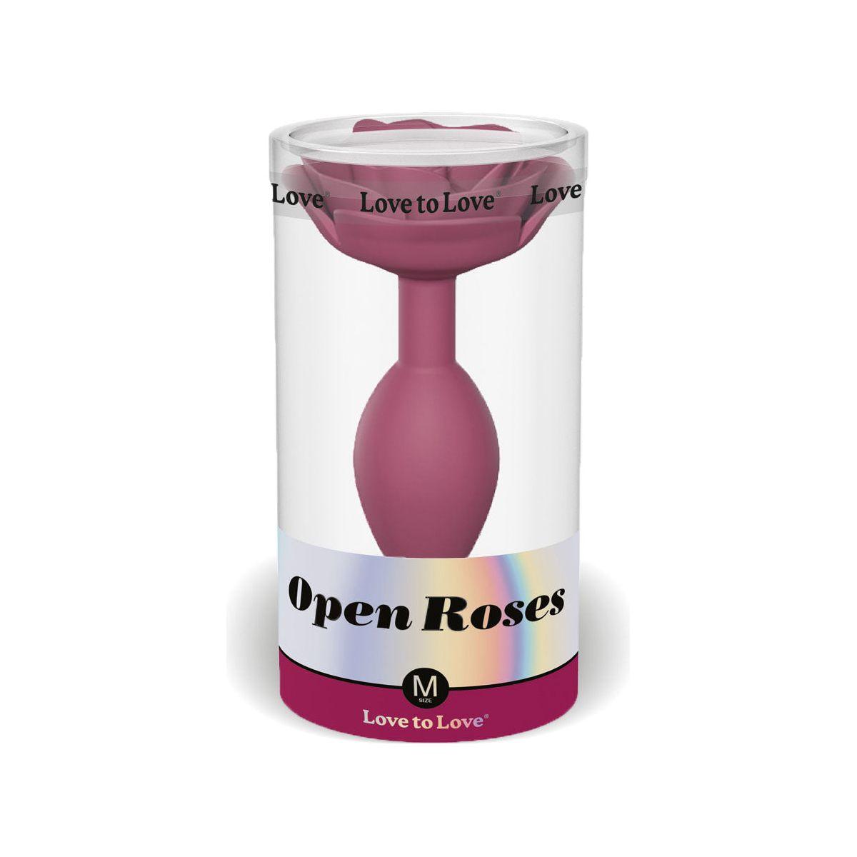 Open Roses by Love to Love Plug Medium - Plum Star - shop enby