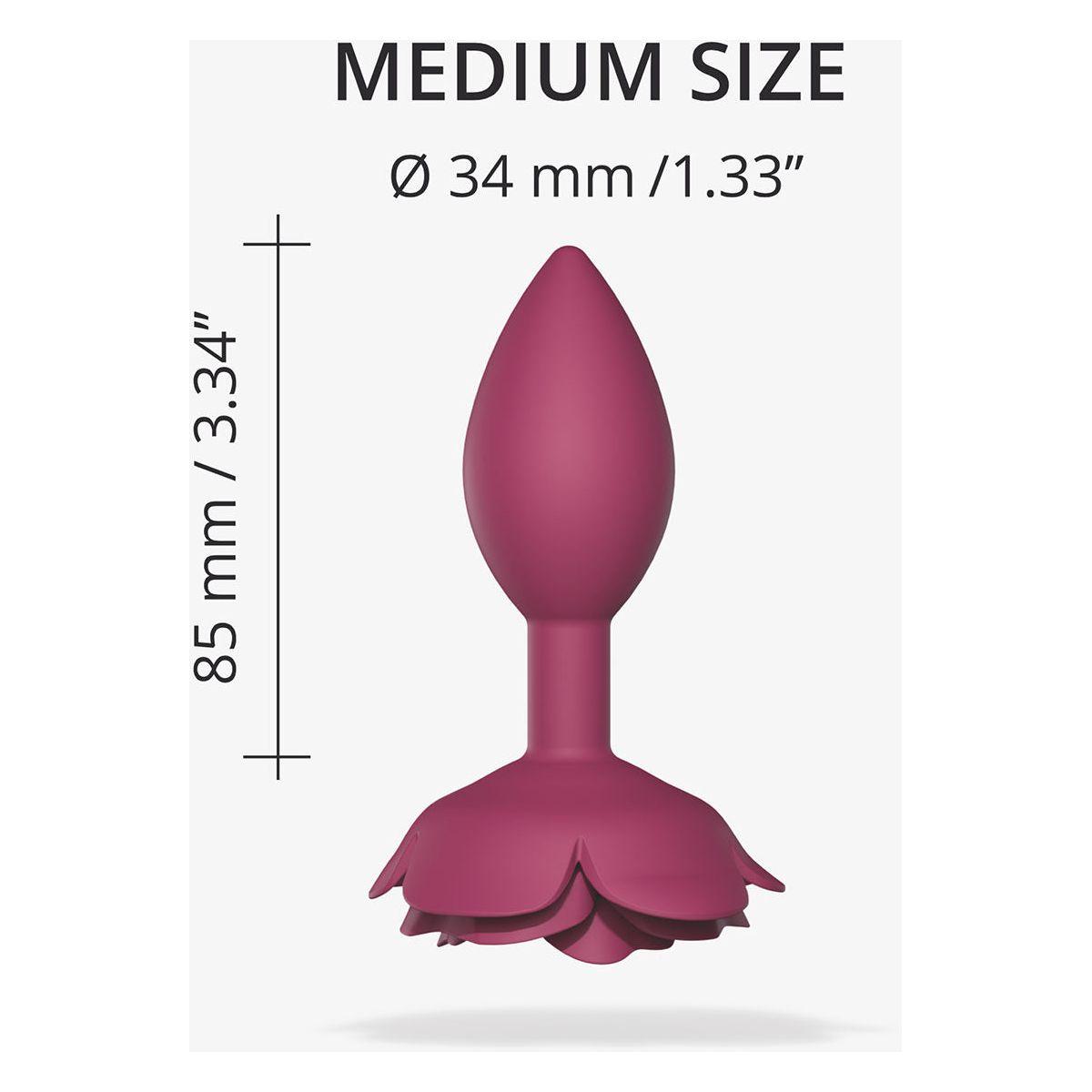 Open Roses by Love to Love Plug Medium - Plum Star - shop enby