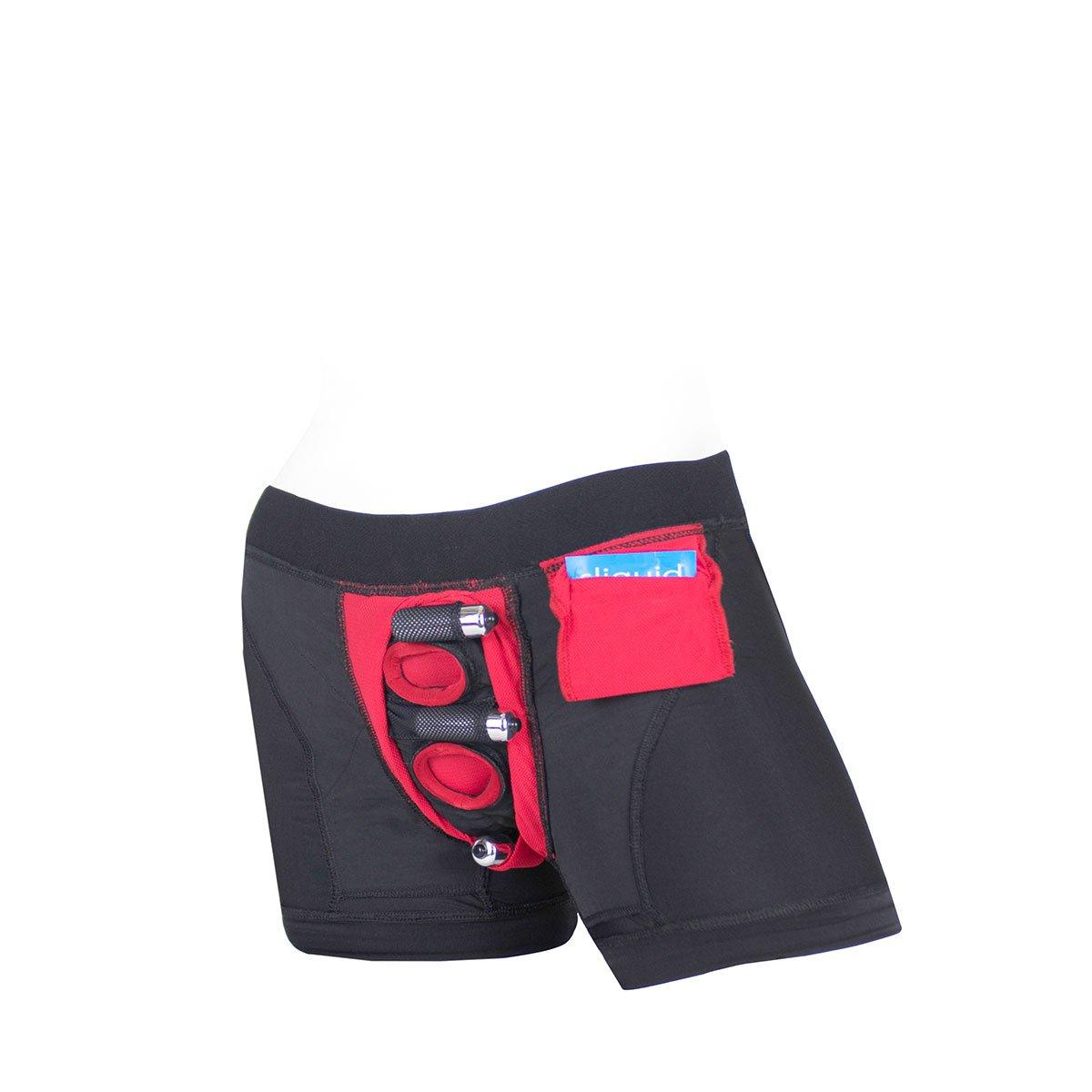SpareParts Tomboii Black and Red - Nylon - shop enby