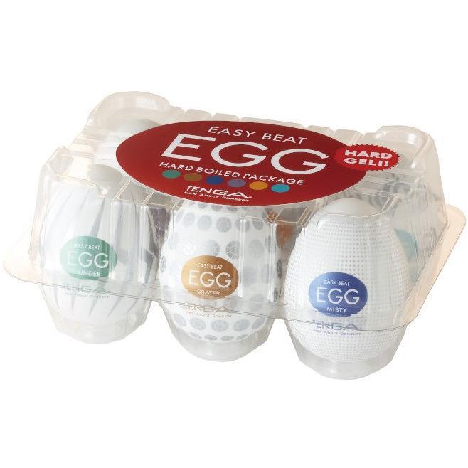 Tenga Easy Beat Egg 6pk - Hard Boiled - shop enby