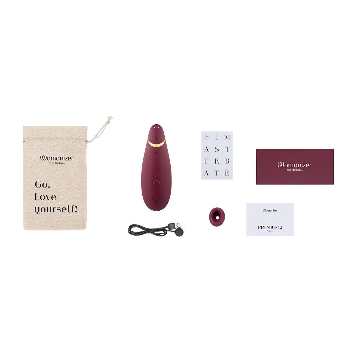 Womanizer Premium 2 - Bordeaux - shop enby